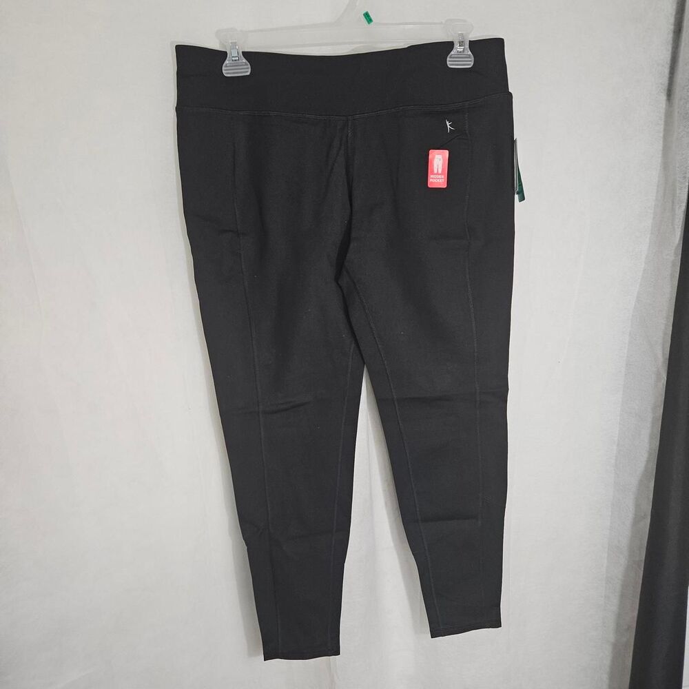 Danskin Women's Black Leggings XL 16/18 NWT